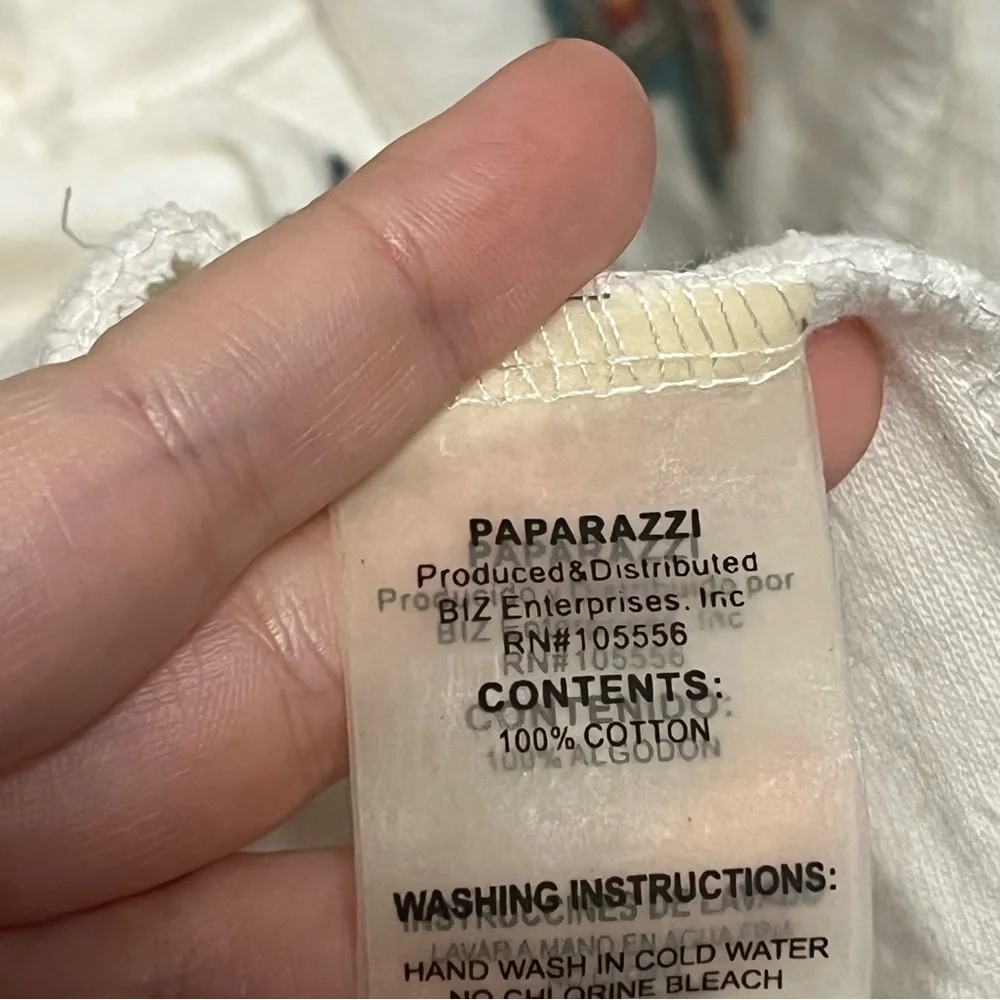 Paparazzi Embroidered Long Hooded Cardigan Open Jacket Large